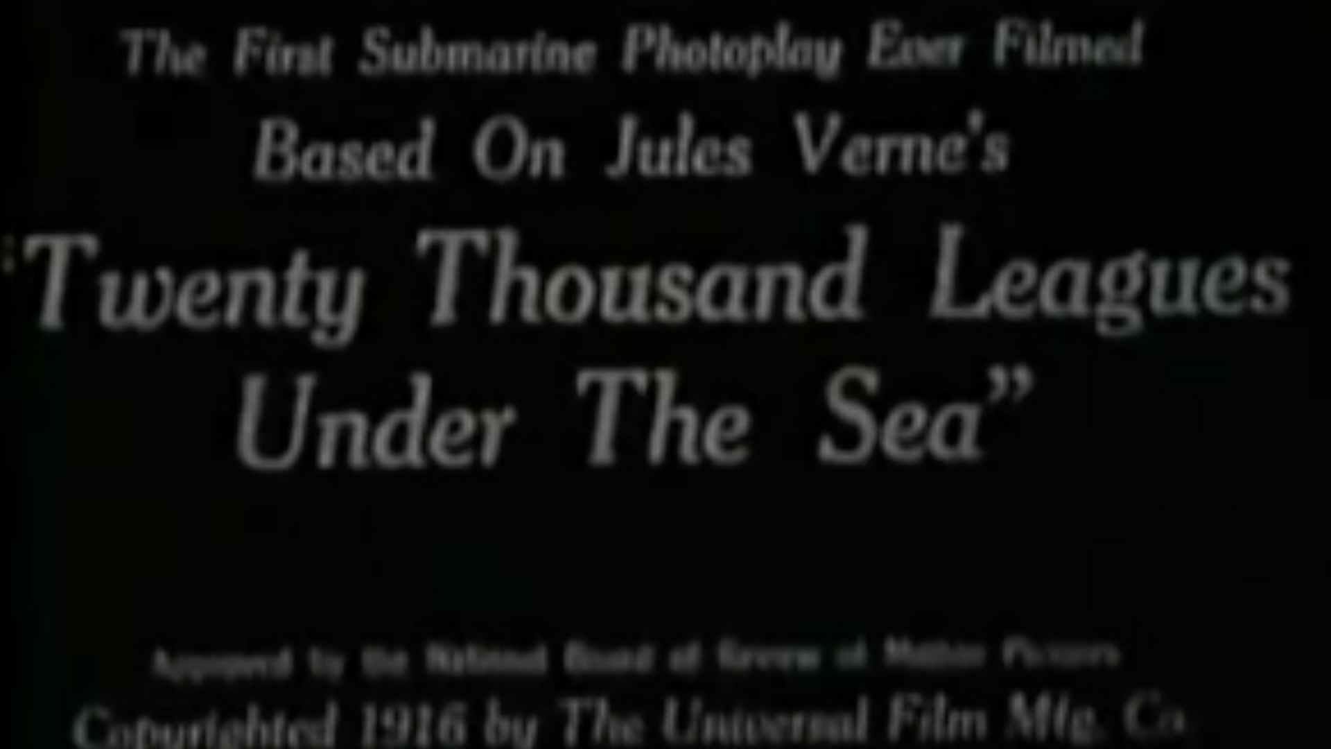 Thumbnail image for Classic Movies - 20000 Leagues Under the Sea