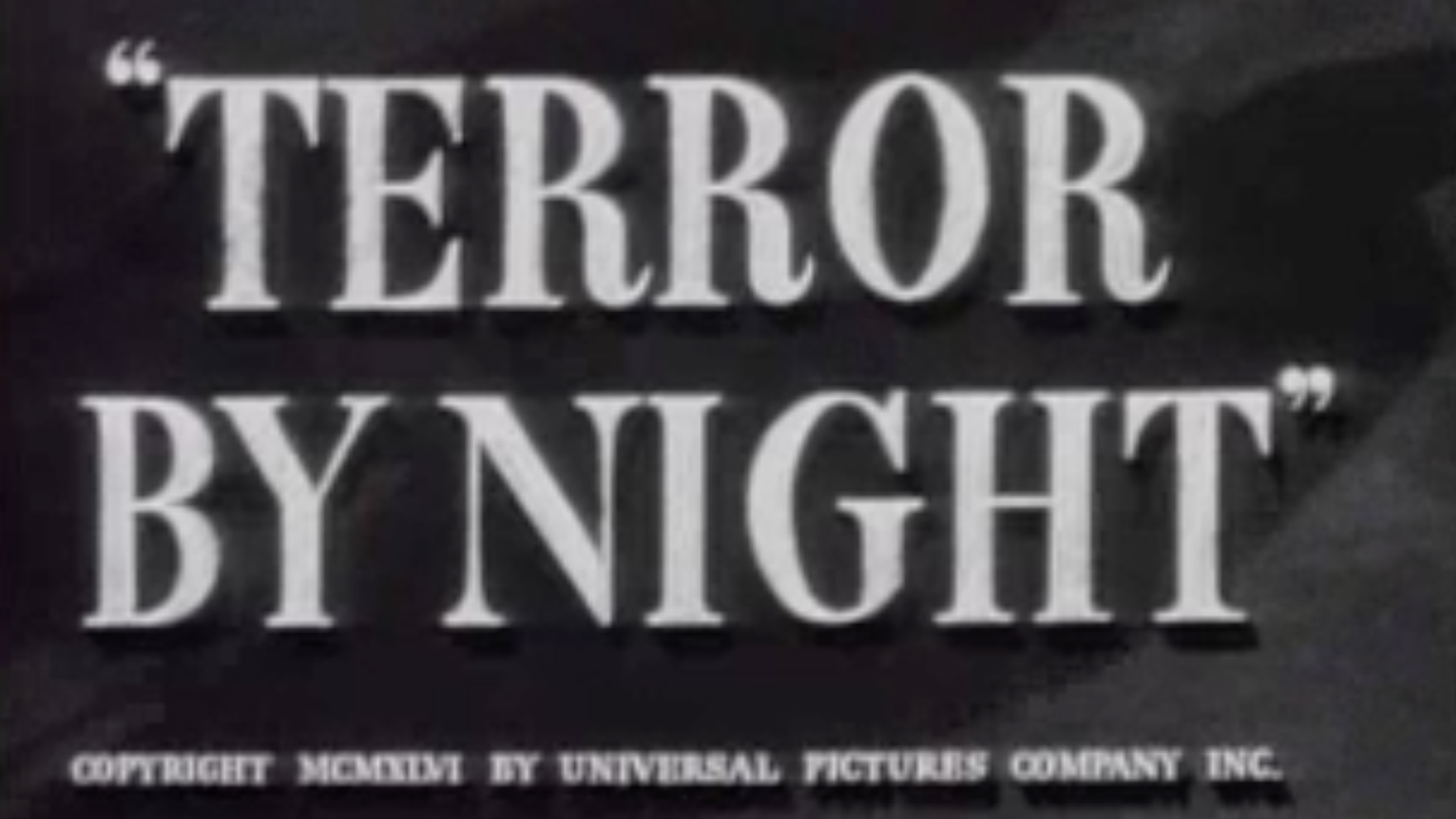 Thumbnail image for Classic Movies - Terror By Night